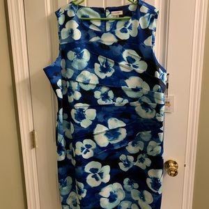 NWT Blue and White Calvin Klein Dress